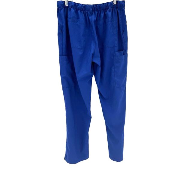 Wonder Wink women’s cobalt blue scrub set. Top L and pants M - Picture 14 of 15